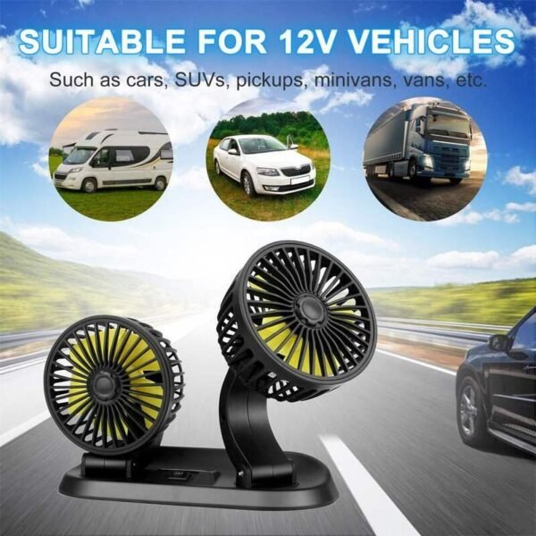 Ventilador doble refrigerante para carro FK23D-133 - Imagen 3