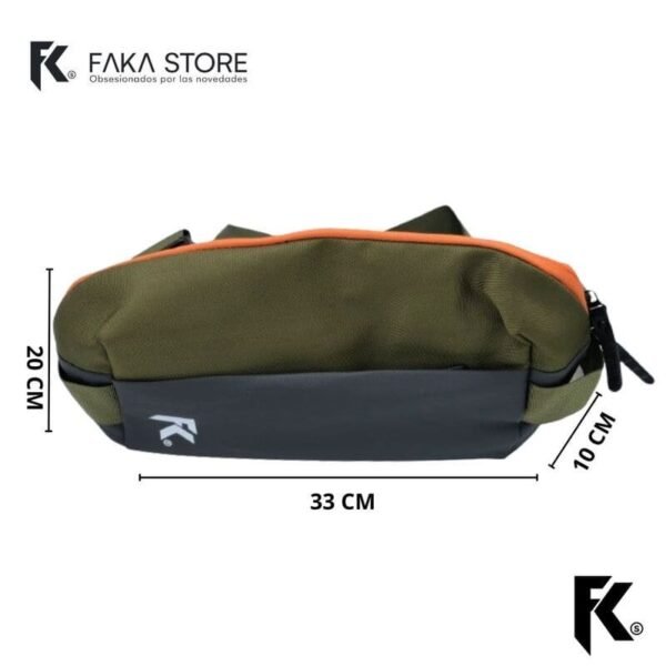 Bolso canguro riñonera unisex mini morral cruzado FK23D-166 - Imagen 10