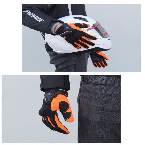 Guante protector SU09 accesorio patineta, bicicleta, moto - Imagen 5