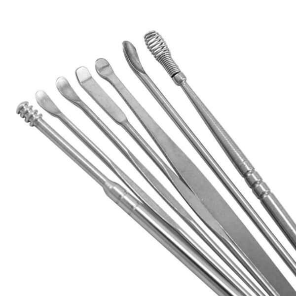 Kit de limpieza set x 10 pcs material acero brocha de limpiar  FK22B-113 - Imagen 3