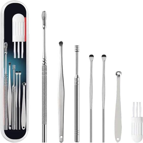 Kit de limpieza set x 10 pcs material acero brocha de limpiar  FK22B-113 - Imagen 2