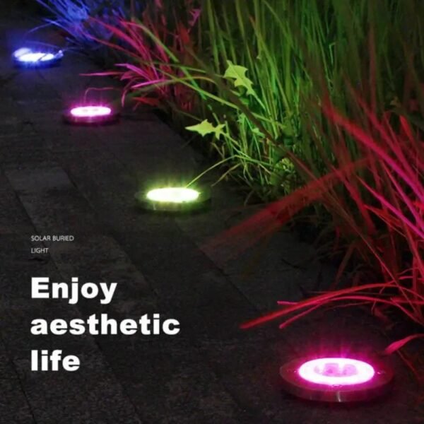 Luces led para suelo set de 4 piezas impermeables FK23D-129 - Imagen 7