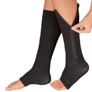 MEDIAS DE COMPRESION. COMPOSICION PORCENTUAL 60% NYLON, 25% ELASTANO, 15% LATEX FK22-36