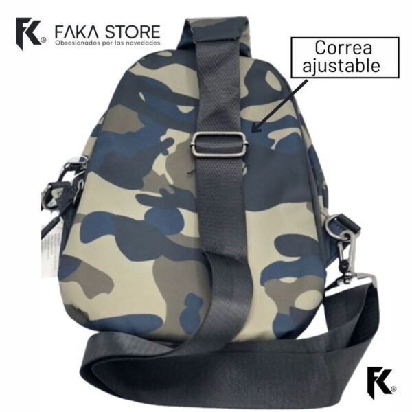 Maletin antirobo mochila impermeable diseño militar FK23D-165 - Imagen 4