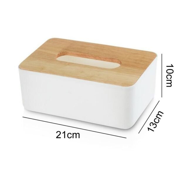 Organizador de servilletas Bambu  porta pañuelos JY107 - Imagen 3