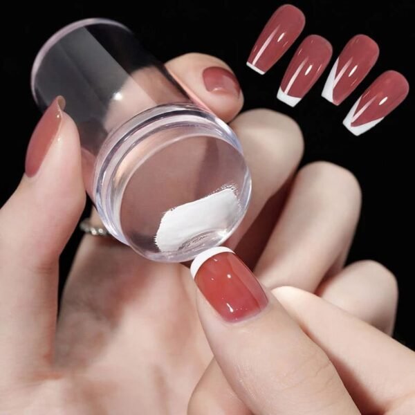 Sello pinta uñas Estampador silicona FK22B-120 - Imagen 3