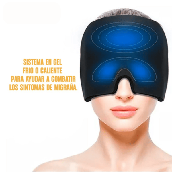 Máscara Facial Sombrero Alivio Migraña Gel FK24-03 - Imagen 5