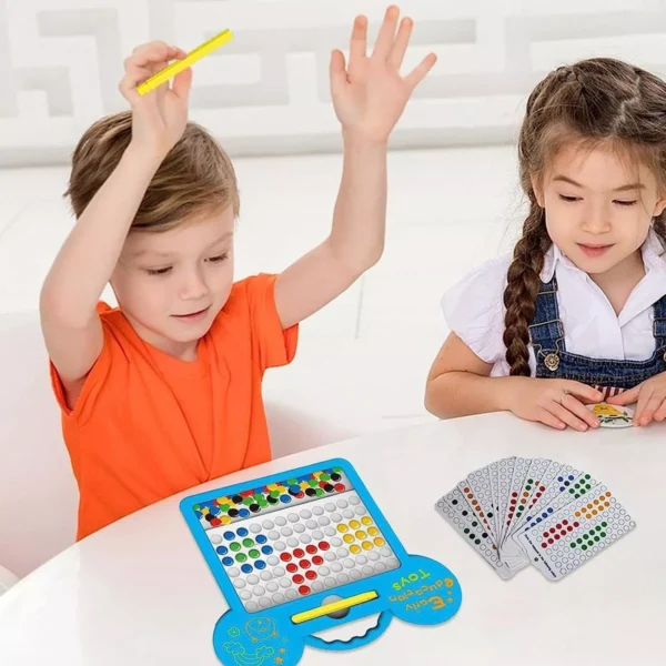 Tablero De Dibujo Fichas Magnéticas Juego Interactivo - Imagen 2