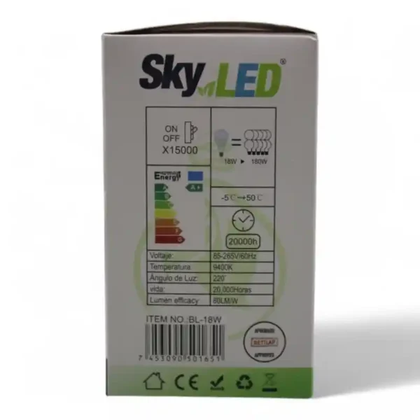 Bombillo Sky Led 18W BL-18W - Imagen 4