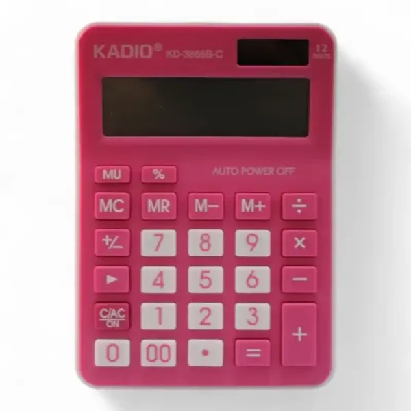CALCULADORA KADIO KD-3866B-C COLORES