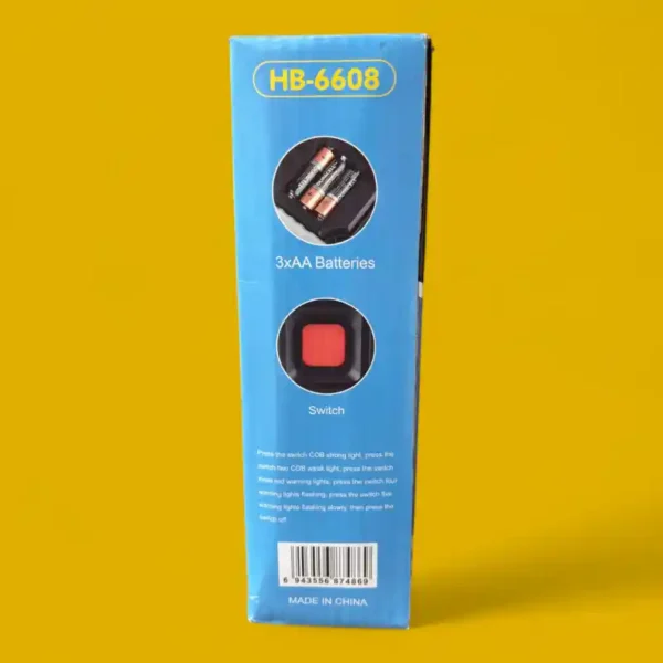 LÁMPARA CARRO TRIANGULO HB-6609 - Imagen 6