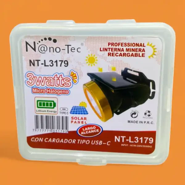 Linterna Minera Nanotec NT-L3179 - Imagen 2