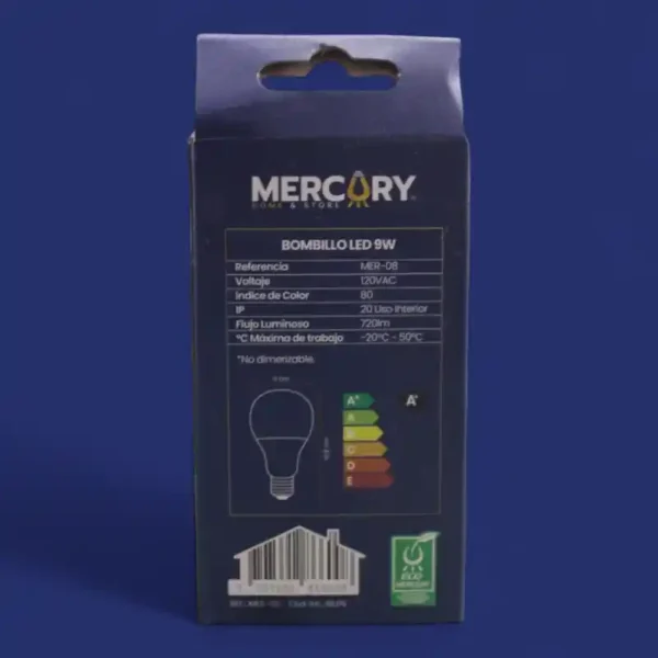 Bombillo Mercury Led 9W MER-08 - Imagen 3