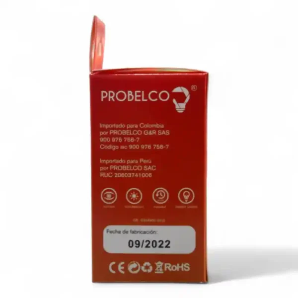 BOMBILLO PROBELCO LED LUZ BLANCA 3W GL-029A (BOX 100) - Imagen 4