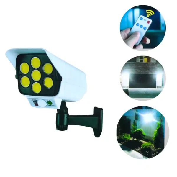 LÁMPARA SOLAR TIPO CÁMARA KL-2178T - Imagen 2