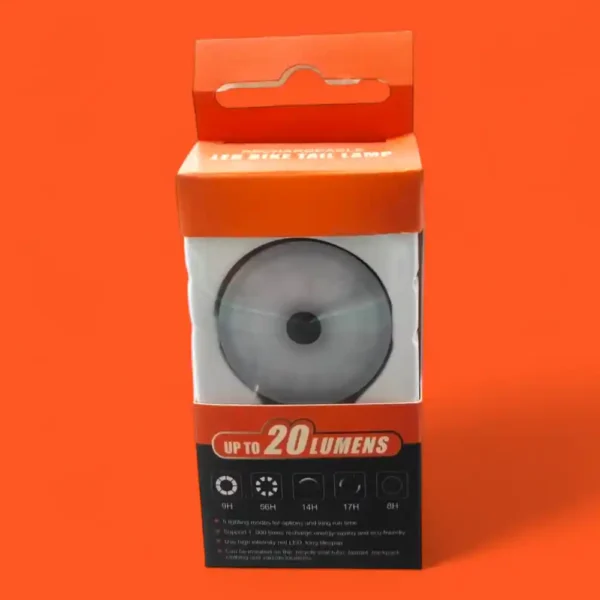 LINTERNA TRASERA PARA BICICLETA 5 TOQUES AK3425 - Imagen 2
