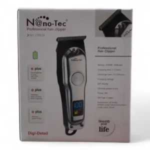 MÁQUINA PATILLERA NANOTEC RECARGABLE DIGITAL NT-CP635 (BOX X20)