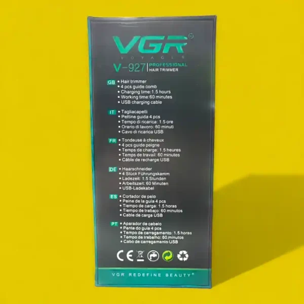 MÁQUINA PELUQUERA VGR V-927 - Imagen 3