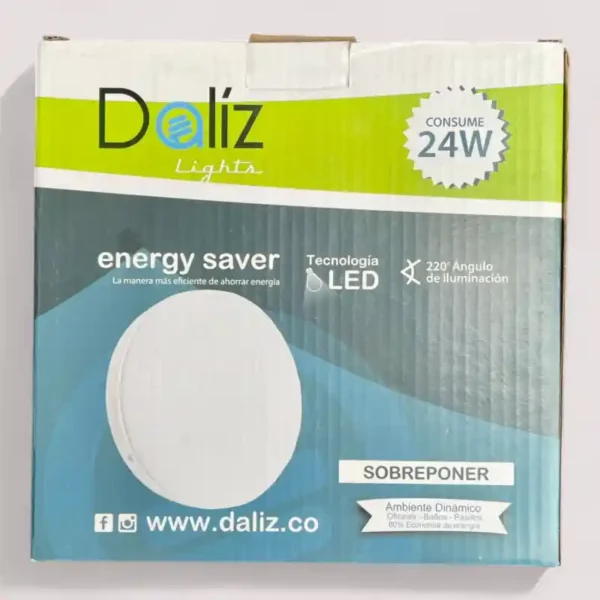 PANEL DALIZ BURBUJA SOBREPONER 24W 1277
