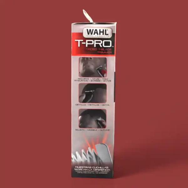 PATILLERA WAHL T-PRO 09307-308 ROJA - Imagen 3