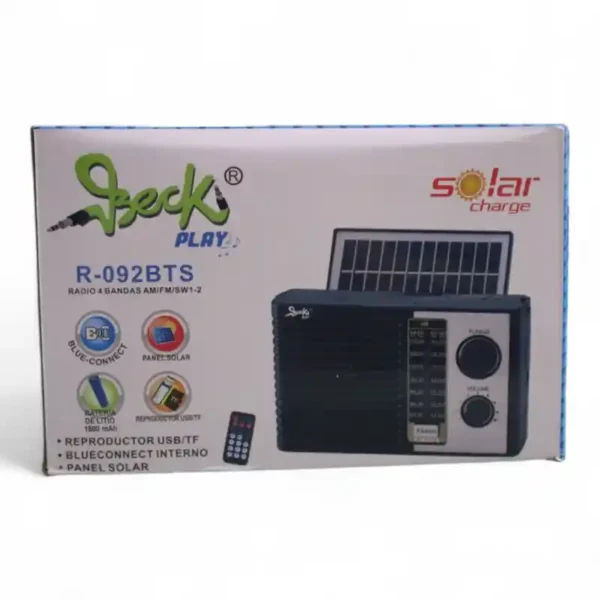 RADIO SOLAR BECK PLAY R-092BTS - Imagen 2