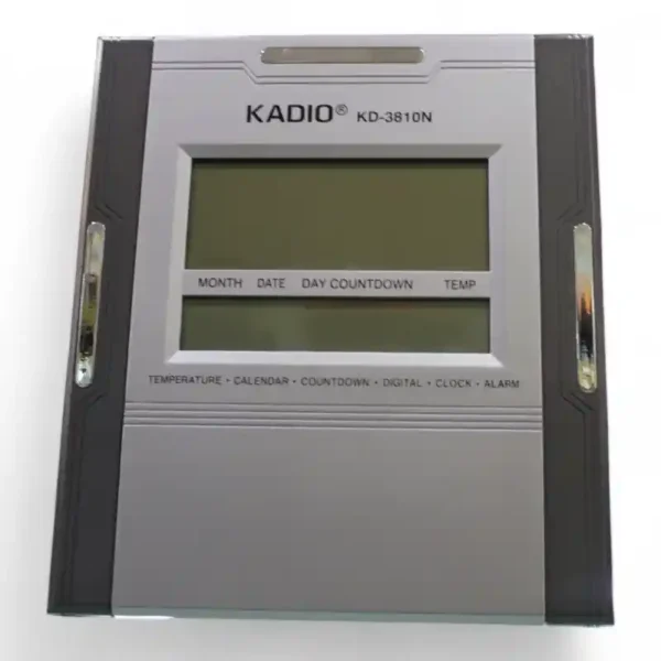 RELOJ PARED CUADRADO KADIO KD-3810N - Imagen 2