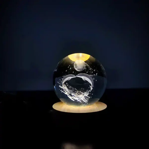 LÁMPARA BOLA DE CRISTAL MIC-6905 6909 6912 6914 6915 6965 6966 6968 - Imagen 7