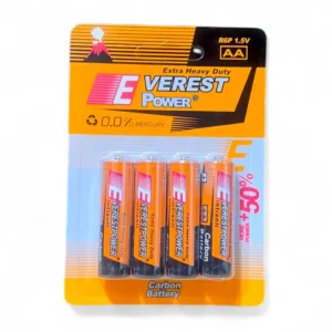 PILA EVEREST POWER AA CARTÓN X4