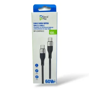 CABLE TIPO C TIPO C BECK PLAY BP-CD095CC