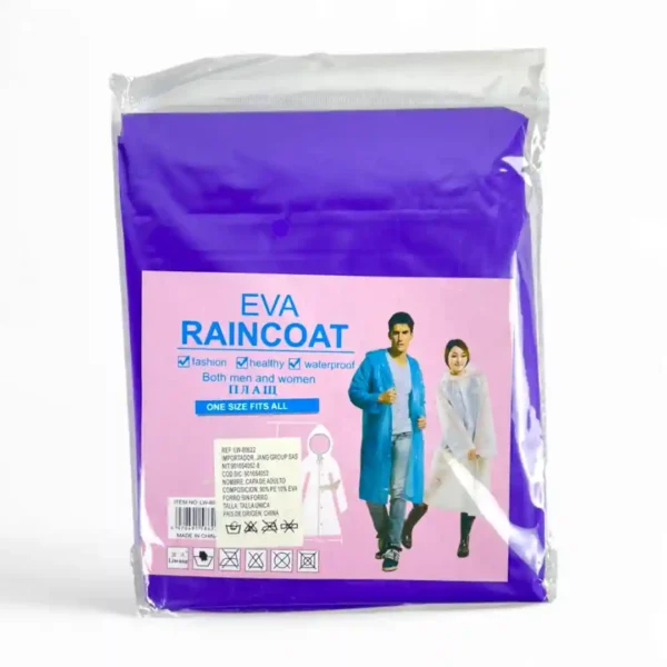 CAPA IMPERMEABLE PARA ADULTO EVA LW-80622 - Imagen 3